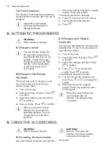 Предварительный просмотр 16 страницы Electrolux EVL8E00X User Manual