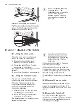Preview for 16 page of Electrolux EVY7600AAX User Manual