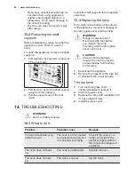 Preview for 42 page of Electrolux EVY7800AAV User Manual