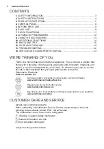 Preview for 2 page of Electrolux EVY8740AAX User Manual