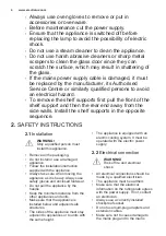 Preview for 4 page of Electrolux EVY8740AAX User Manual