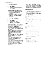 Preview for 6 page of Electrolux EVY8740AAX User Manual