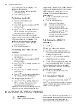 Preview for 12 page of Electrolux EVY8740AAX User Manual