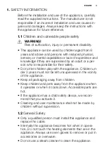 Preview for 3 page of Electrolux EVY8840AAX User Manual