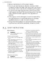 Preview for 4 page of Electrolux EVY8840AAX User Manual