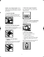 Предварительный просмотр 9 страницы Electrolux EW 1000 I Instruction Manual