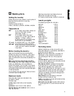 Предварительный просмотр 9 страницы Electrolux EW 1043 S Instruction Booklet