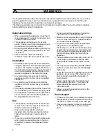 Preview for 4 page of Electrolux EW 1062 W Instruction Booklet