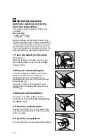 Preview for 14 page of Electrolux EW 1062 W Instruction Booklet