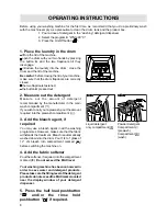 Предварительный просмотр 7 страницы Electrolux EW 1066 T Instruction Book