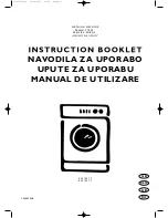 Electrolux EW 1067 F Instruction Booklet preview