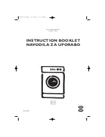 Предварительный просмотр 1 страницы Electrolux EW 1230 F Instruction Booklet