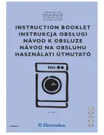 Предварительный просмотр 1 страницы Electrolux EW 1232 F Instruction Booklet