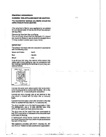 Preview for 6 page of Electrolux EW 1236 W Installation And Instruction Manual