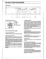 Preview for 7 page of Electrolux EW 1236 W Installation And Instruction Manual