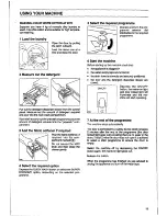 Preview for 13 page of Electrolux EW 1236 W Installation And Instruction Manual