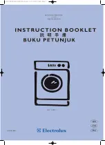 Electrolux EW 1280F Instruction Booklet preview