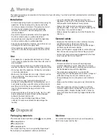 Preview for 3 page of Electrolux EW 502 F User Manual