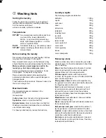 Preview for 9 page of Electrolux EW 705 F Instruction Booklet