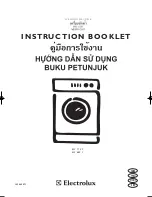 Electrolux EW 770 F Instruction Booklet preview