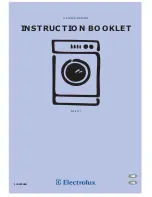 Electrolux EW 842 F Instruction Booklet preview