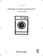 Electrolux EW 869 F Instruction Booklet preview