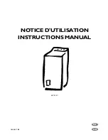 Предварительный просмотр 1 страницы Electrolux EW 924 T Instruction Manual