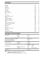 Preview for 2 page of Electrolux EW1012W Installation And Instruction Manual