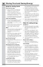 Preview for 34 page of Electrolux EW23BC87SS5 Use And Care Manual