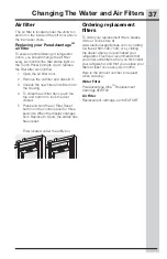 Предварительный просмотр 37 страницы Electrolux EW23BC87SS5 Use And Care Manual