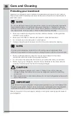 Preview for 38 page of Electrolux EW23BC87SS5 Use And Care Manual