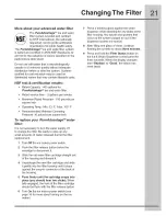 Предварительный просмотр 21 страницы Electrolux EW23CS65GW - 22.5 cu. Ft Use & Care Manual