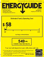 Предварительный просмотр 1 страницы Electrolux EW23SS65HS Energy Manual