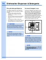 Preview for 14 page of Electrolux EW24ID70Q Use And Care Manual