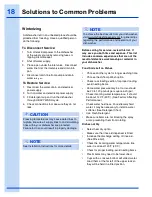 Preview for 18 page of Electrolux EW24ID70Q Use And Care Manual