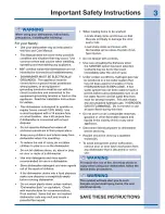 Preview for 3 page of Electrolux EW24ID80QS Use And Care Manual