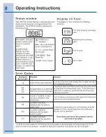 Preview for 8 page of Electrolux EW24ID80QS Use And Care Manual