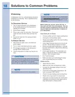 Preview for 18 page of Electrolux EW24ID80QS Use And Care Manual