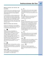 Preview for 47 page of Electrolux EW24ID80QS Use And Care Manual