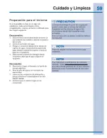 Preview for 59 page of Electrolux EW24ID80QS Use And Care Manual