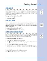 Preview for 13 page of Electrolux EW27EW55G S Use And Care Manual