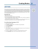 Preview for 21 page of Electrolux EW27EW55G S Use And Care Manual