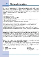 Preview for 44 page of Electrolux EW27EW55G S Use And Care Manual