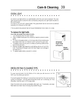 Preview for 39 page of Electrolux EW27EW55GB5 Use & Care Manual