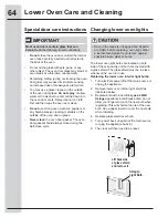 Предварительный просмотр 64 страницы Electrolux EW27MC65JS Use & Care Manual