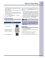 Предварительный просмотр 11 страницы Electrolux EW27MO55H S Use And Care Manual