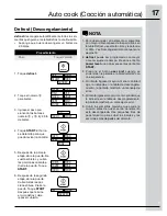 Предварительный просмотр 17 страницы Electrolux EW27SO60LS (Spanish) Guía De Uso Y Cuidado