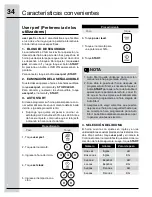 Предварительный просмотр 34 страницы Electrolux EW27SO60LS (Spanish) Guía De Uso Y Cuidado