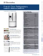 Electrolux EW28BS70IS - Refrigerator With Wave-Touch Controls Specifications preview