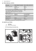 Предварительный просмотр 8 страницы Electrolux EW2TN5061C User Manual